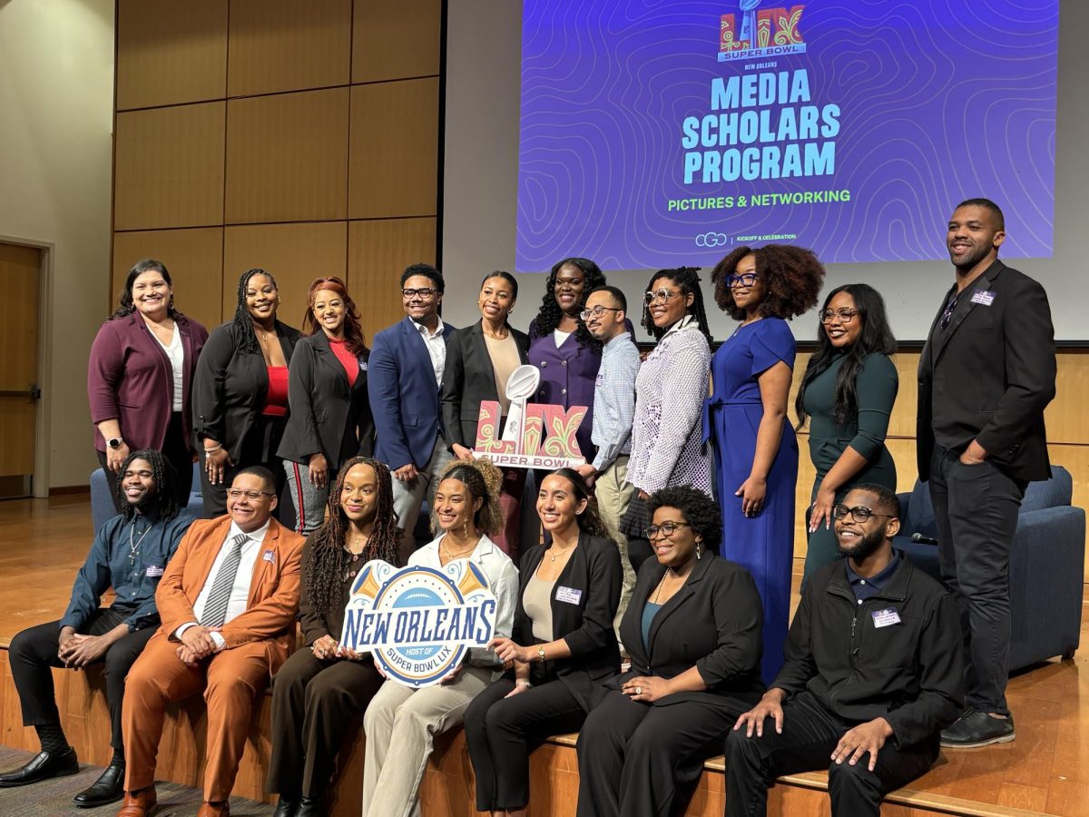 The Super Bowl Media Scholars Program gives students prime access at the Super Bowl LIX