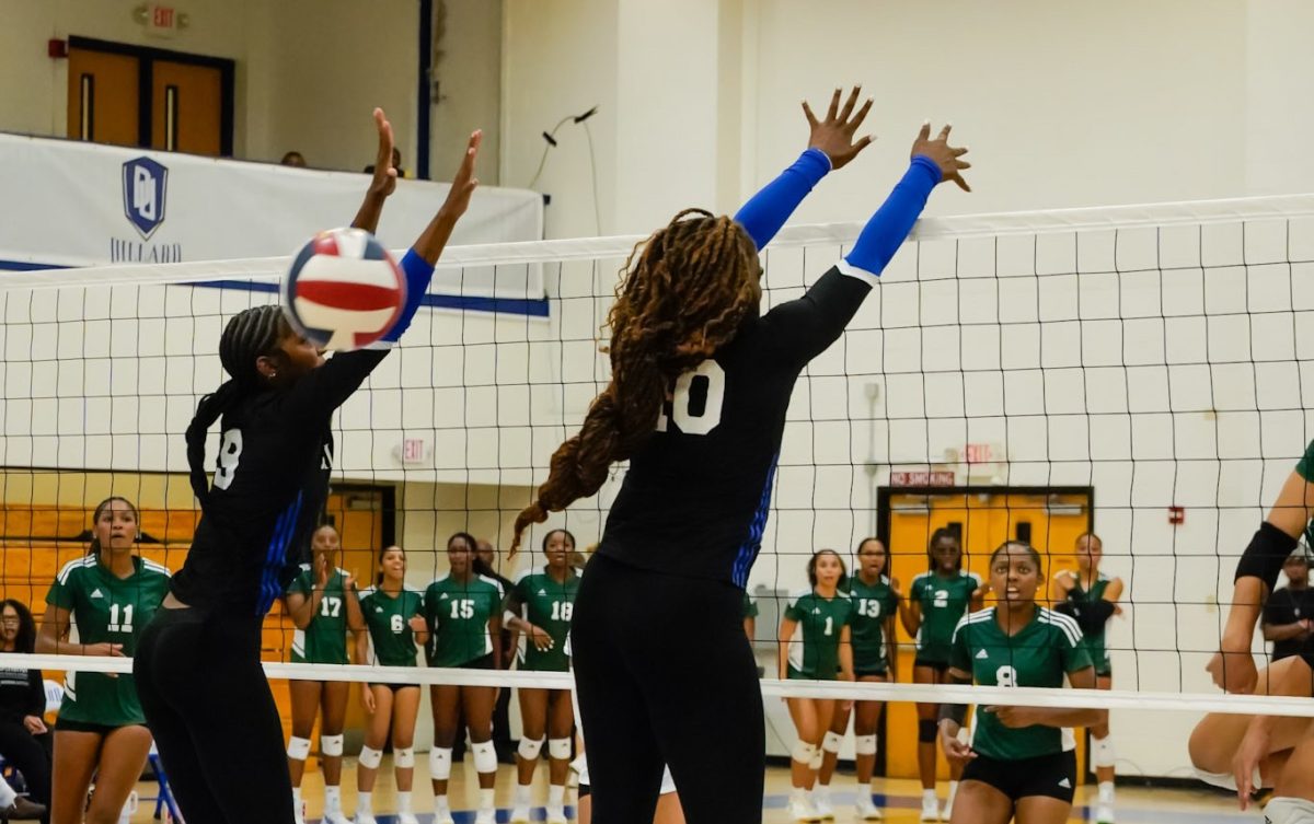 The Dillard Women's Volleyball Team face Philander Smith University on Friday, Sept. 12, 2025.